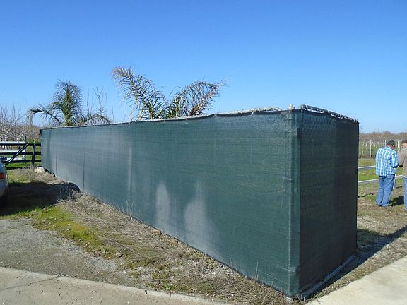Left front fence