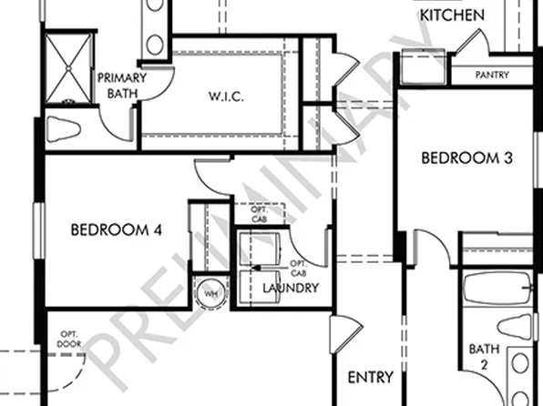 Residence 1 Plan, Tramore Village at Vanden Meadows