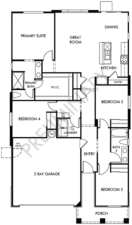 Residence 1 Plan, Tramore Village at Vanden Meadows photo 1