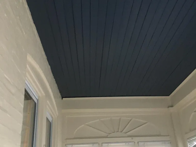 Enclosed Front Porch Ceiling.
