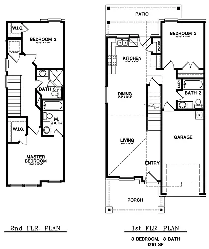 Floor plan 3 bedrooms