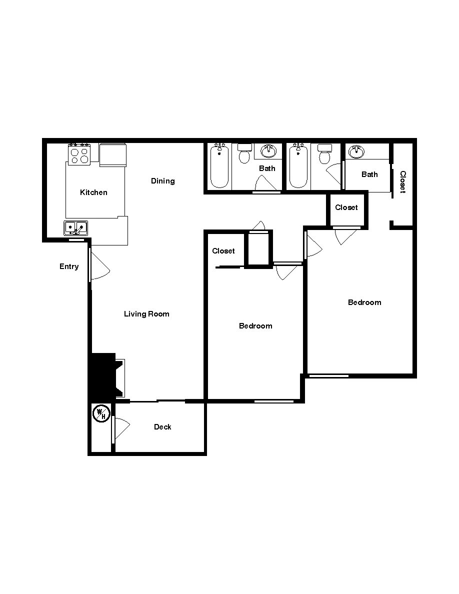 Floor plan 2X2