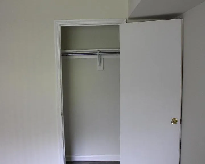 One of two bedroom closets