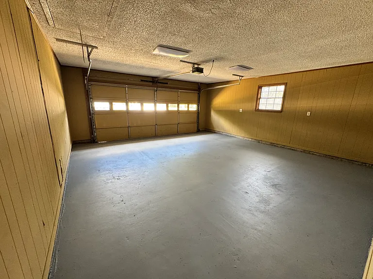 Roomy 2-car garage