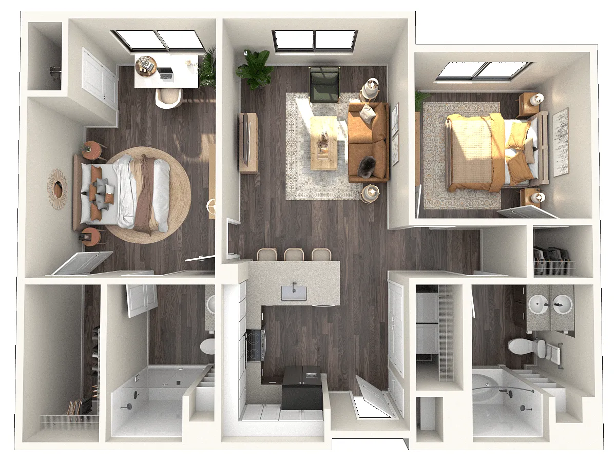 Floor plan Foxtrot (Large)