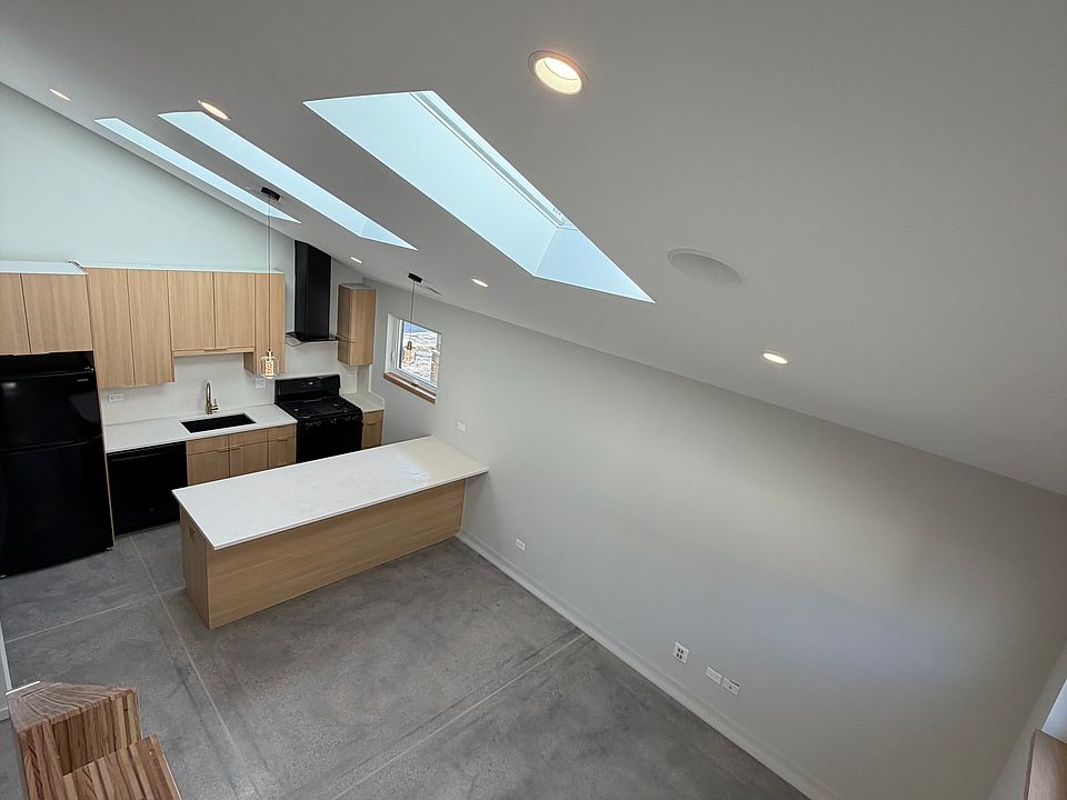 Kitchen/living area from the stairs