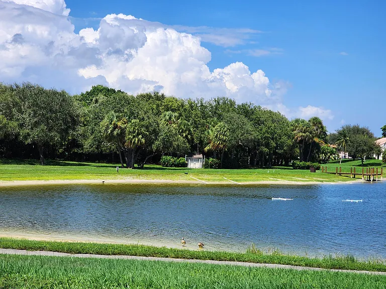 5-acre Nature preserve and lake
