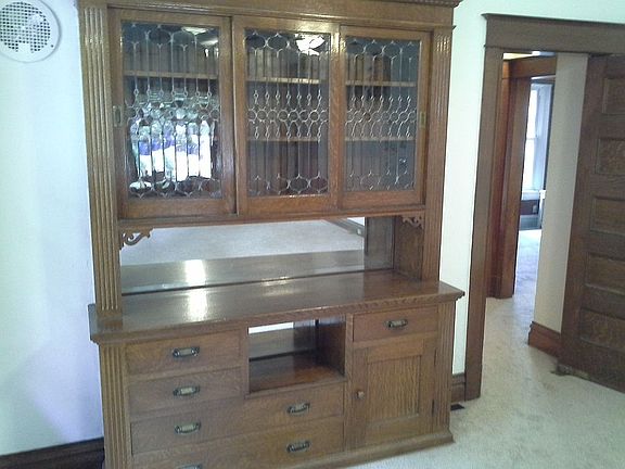Built in Hutch in Dining