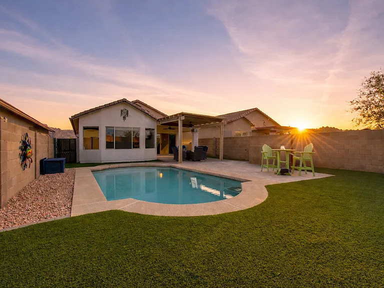 Expansive Pavers in backyard, low maintenance