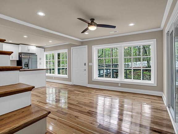 Lots of windows for natural light and recessed lighting