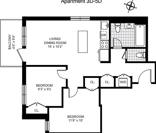 2nd image of 26 E 19th St #5D