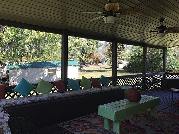 Large deck/3 ceiling fans