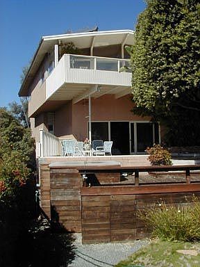 Rear view of house