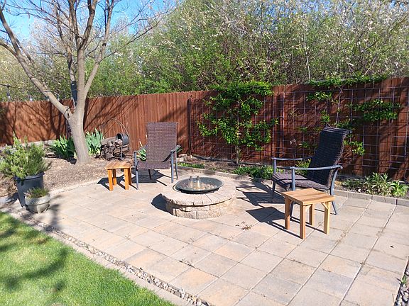 Back Patio with Gas Fireplace