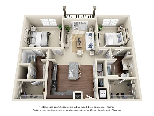 Floor plan B3
