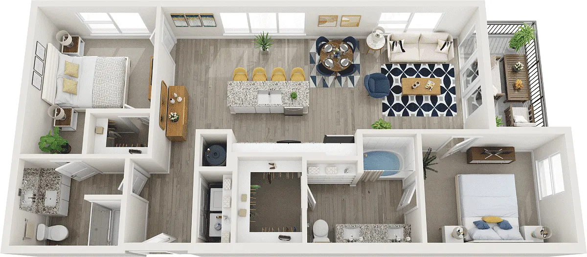 Floor plan B7