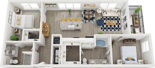 Floor plan B7