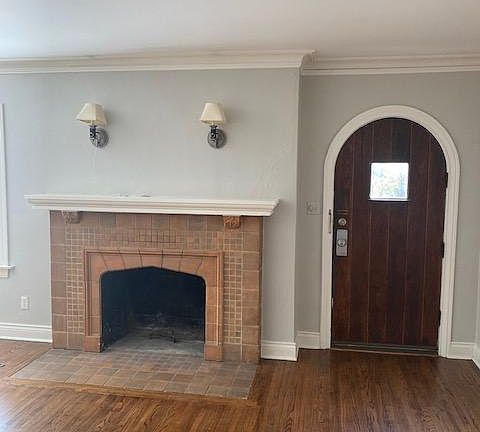 Living Room Entry / Fireplace