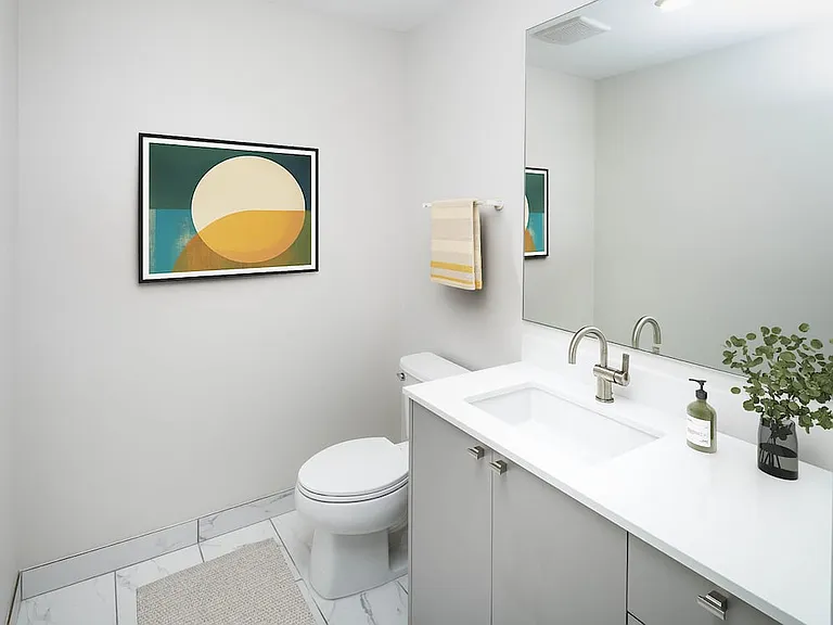 Signature Collection Townhome powder room half-bath