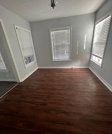View of dining room from kitchen.