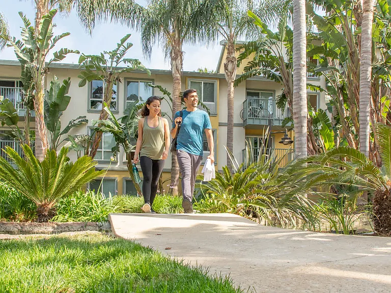 Explore the Lush Community Grounds