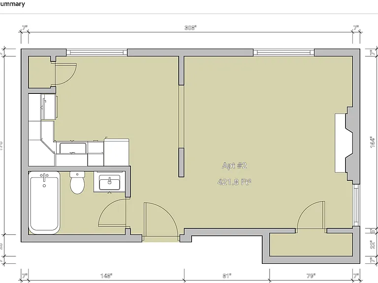Floor plan, no surprises