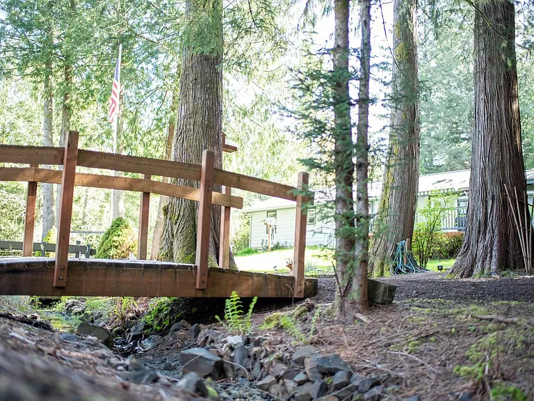 1 of 2 bridges over seasonal stream