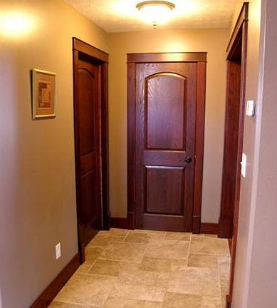 Custom wood work and tile