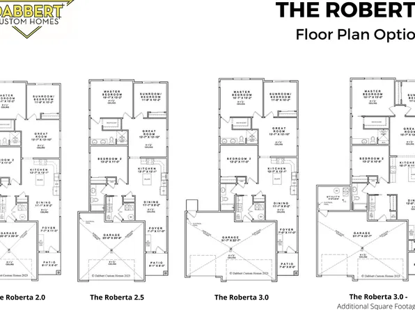 Roberta Plan, Hampton Place 3rd and 4th Addition