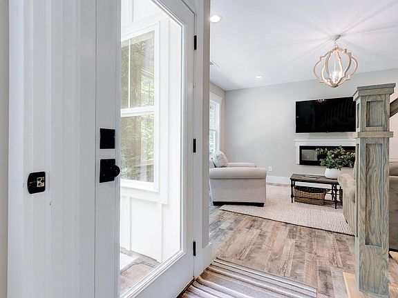 Private entrance to patio out back