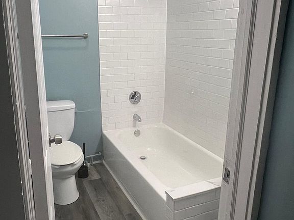 Newly renovated shower/ tub, flooring