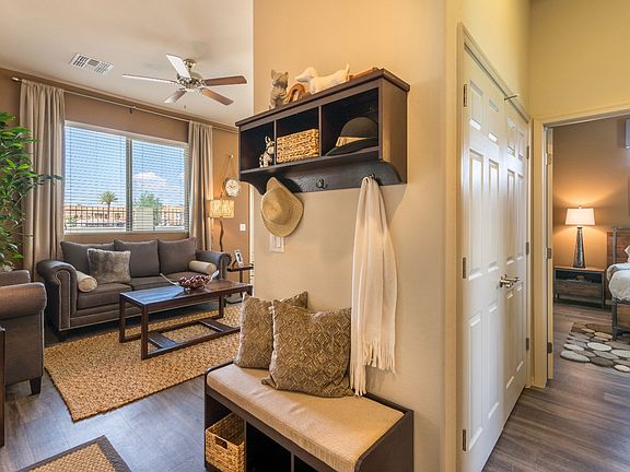 Living Room, Closet & Bedroom (1 Bedroom)