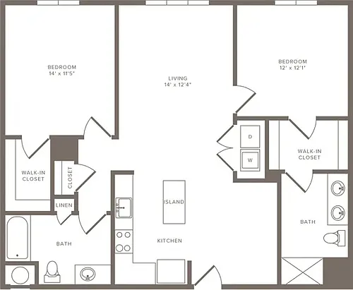Floor plan B52-TFG