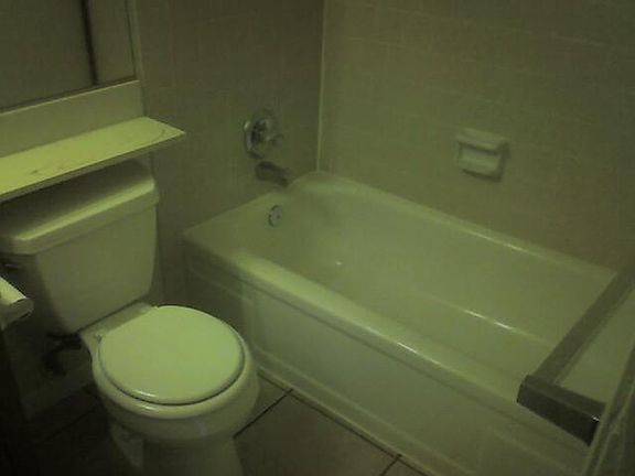 Newer toilet.