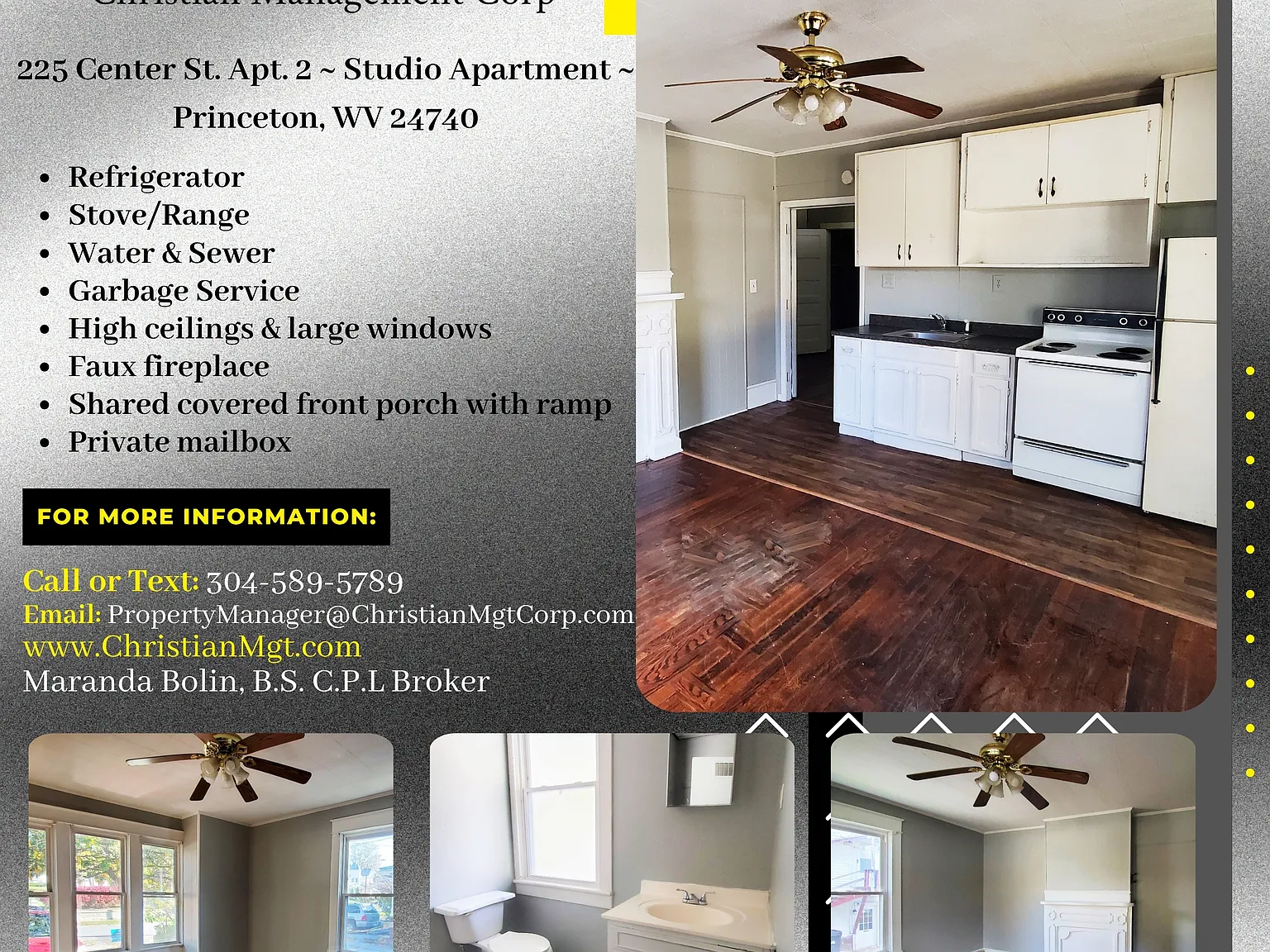 Studio, 400 sqft, $650 — Photo 1