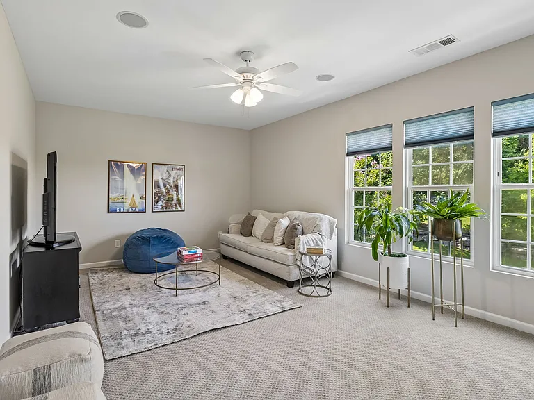 The 2nd FL features 3 generously sized secondary bedrooms, a spacious hall bath, & an impressive 21' x 20' Bonus RM. Complete with a large walk-in closet, this versatile space is ideal as a media room, playroom or 6th bedroom!