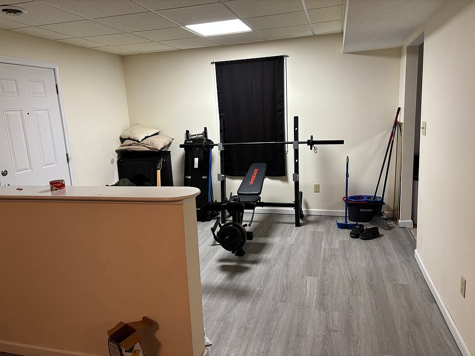 Dining room as seen from the living room. Door to the left is to the outside, alley side, doorway to the right is to the kitchen