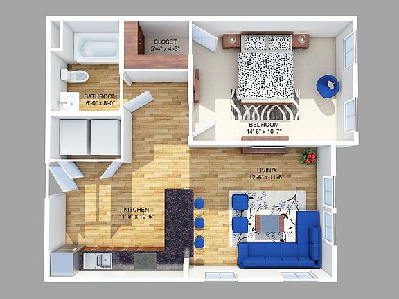 3rd image of 926 E Hillside Dr #103