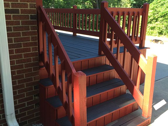 recently painted decks