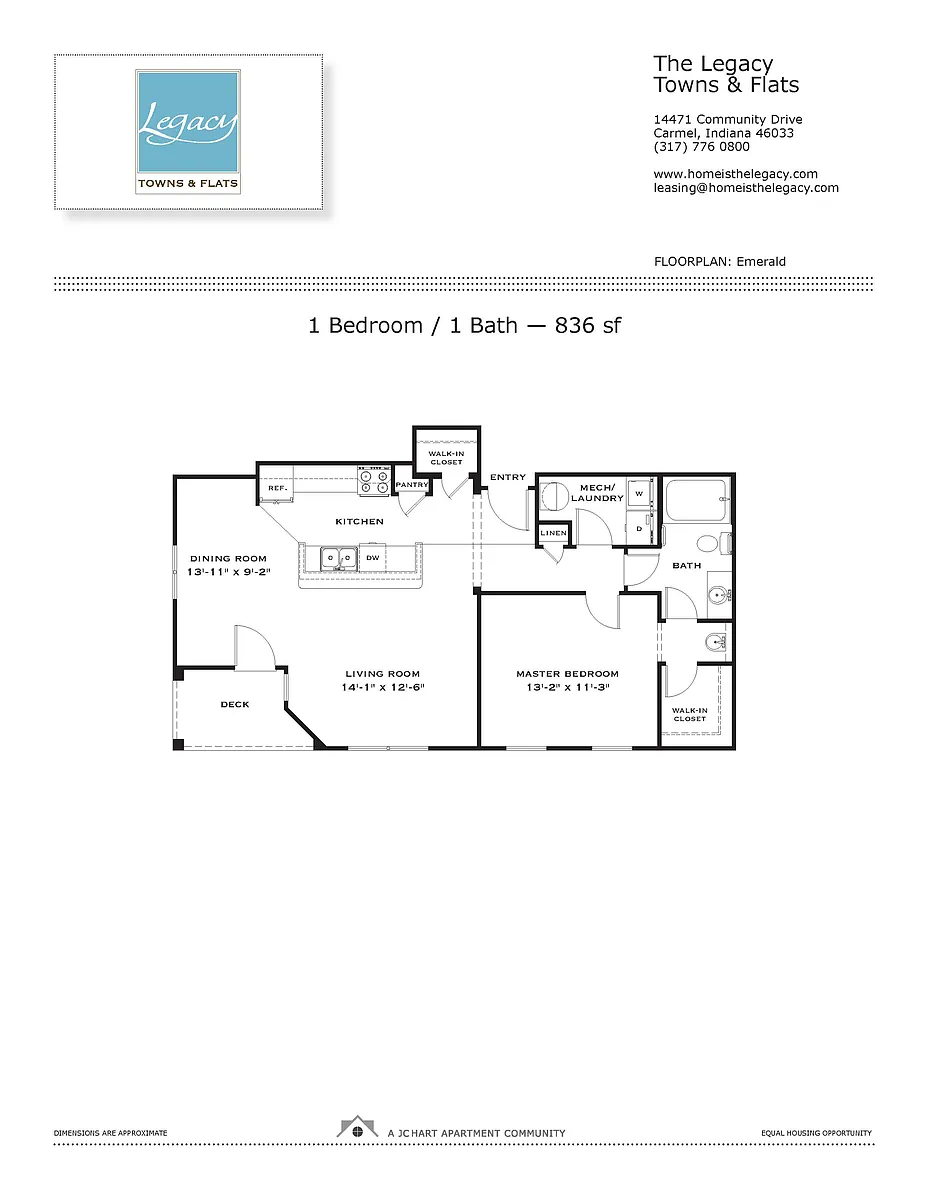 Floor plan Emerald 1.1