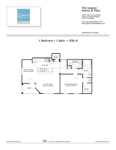 Floor plan Emerald 1.1
