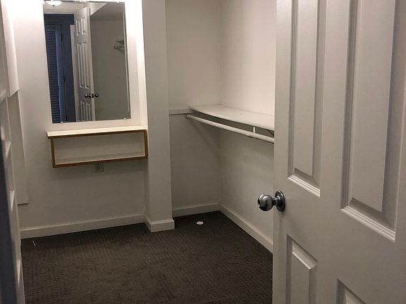 Large detached closet for second bedroom