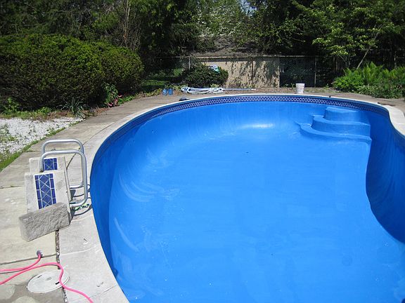 Outside inground Pool