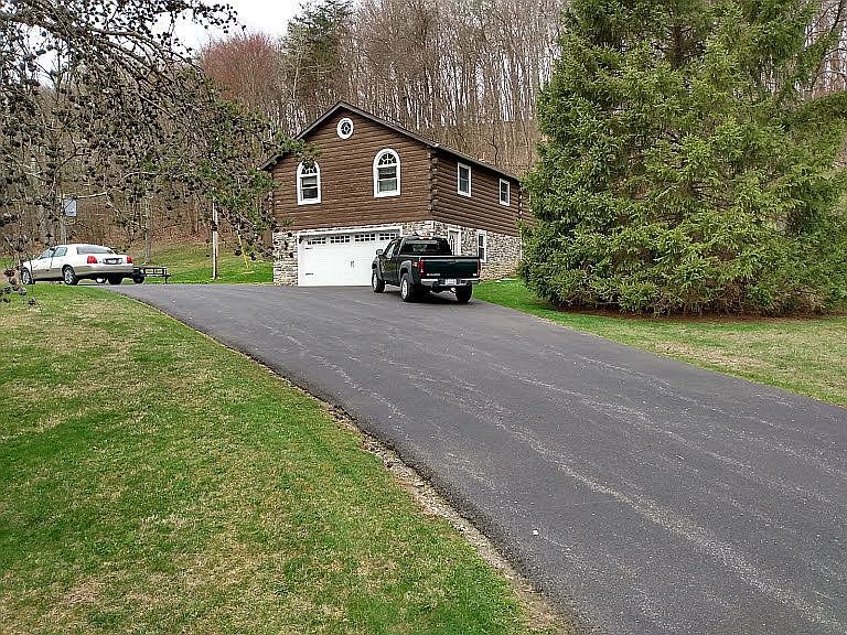 View from driveway