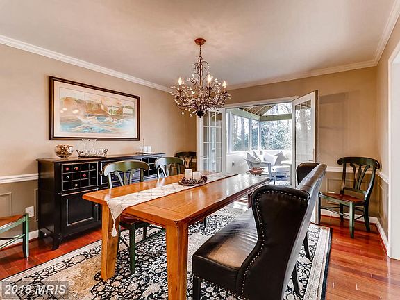 Dining Room Leads to Screened Porch