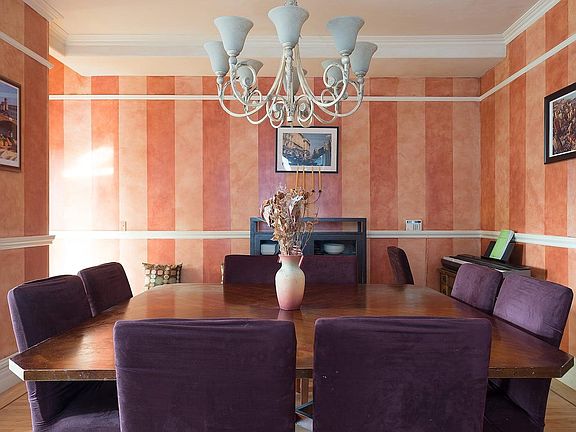 Oversized dining room with space for entertaining