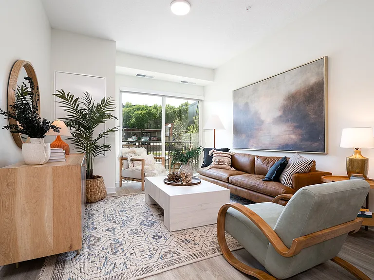It's easy to feel at home in our cozy living spaces.