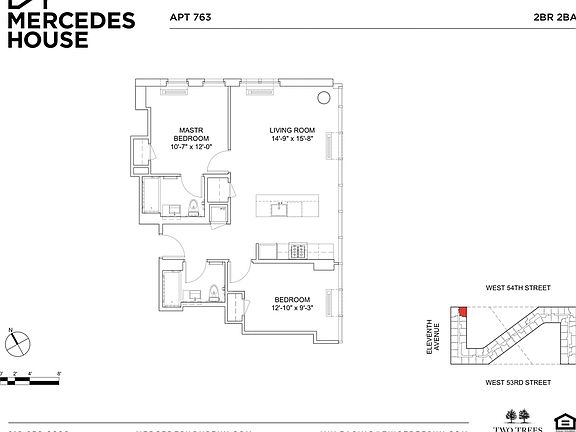 2nd image of 550 W 54th St #763