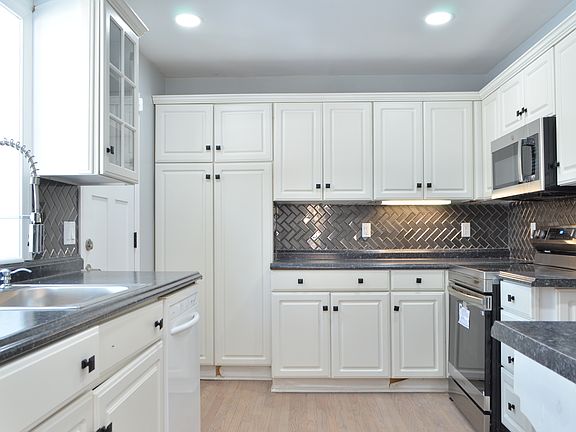 Kitchen with new appliances.