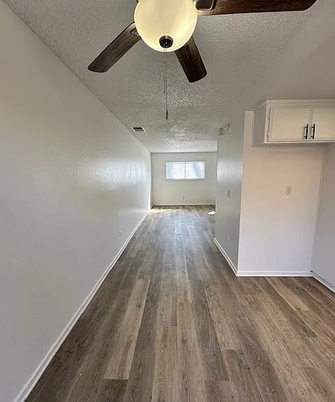 View from dining room into the living room